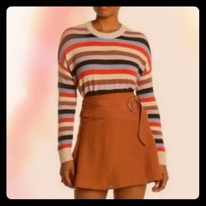 NWT Madewell Striped James Pullover Sweater